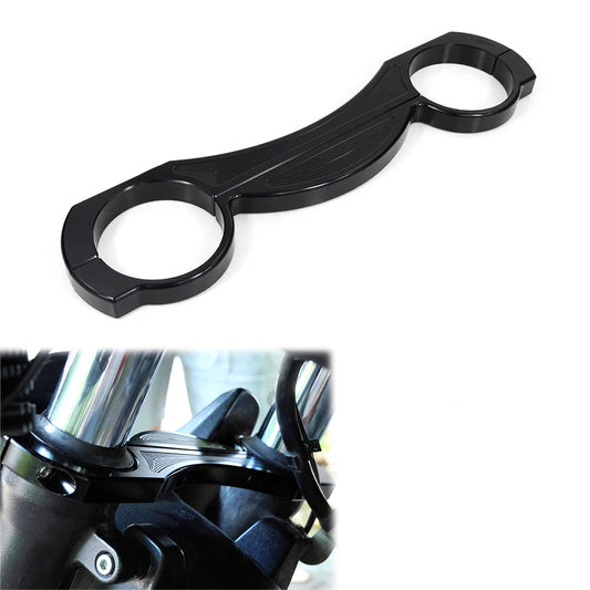 Front Fork Brace CNC Aluminum Bracket for Suzuki V-Strom 650 DL650 2004-2024