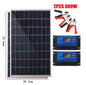 300W Solar Battery Panel Kit 12V Monocrystalline for RV Caravan Boat
