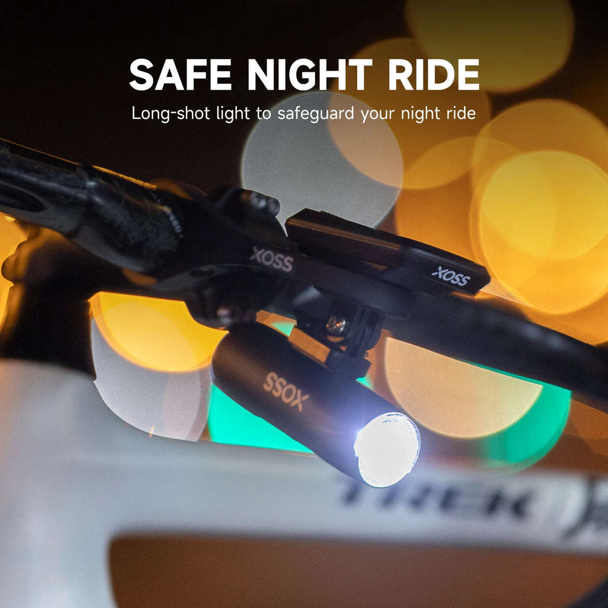 EXPROTAS Bike Front Light USB Rechargeable Waterproof MTB LED Lamp 1200 Lumens