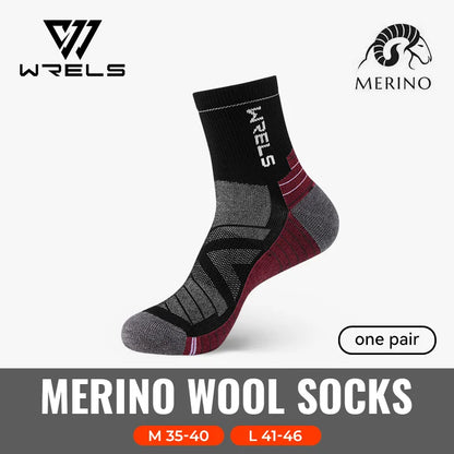3 Pairs Merino Wool Socks Thermal Thick Hiking Socks for Men & Women