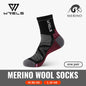 3 Pairs Merino Wool Socks Thermal Thick Hiking Socks for Men & Women