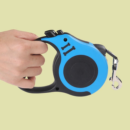 Retractable Dog Lead 3m 5m Nylon Leash for Small Medium Large Dogs Cats