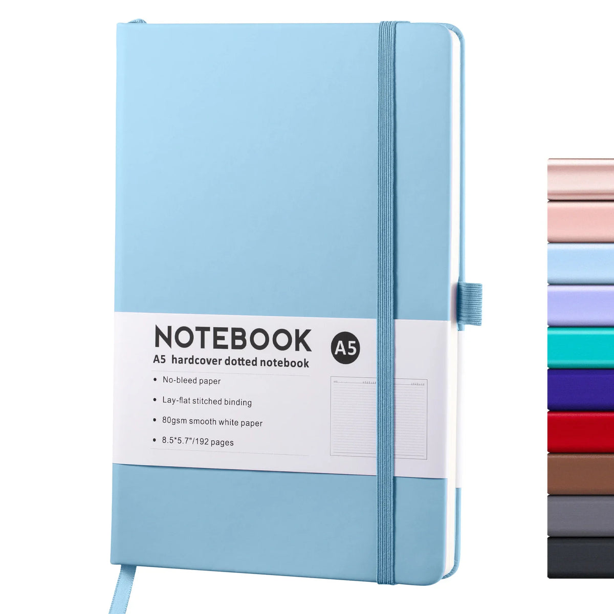 A5 Notebook Note Pad Lined Journal Diary Hardback Ruled Notepad School Supplies