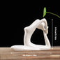 Abstract Ceramic Yoga Figurine 12 Styles Porcelain Lady Statue Home Decor Art