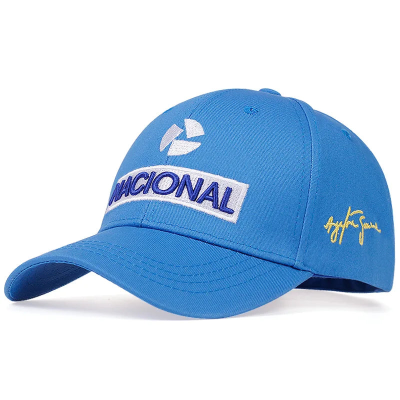 Ayrton Senna Outdoor Sun Protection Baseball Cap Embroidery Fashion Hat