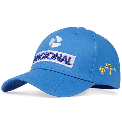 Ayrton Senna Outdoor Sun Protection Baseball Cap Embroidery Fashion Hat