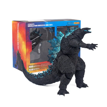 SHM Godzilla vs Kong 2021 Nuclear Blue Godzilla PVC Action Figure Model Toy