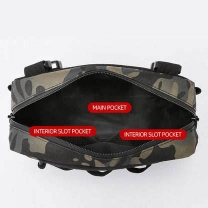 Fishing Vest Bag Men's Camo Fishing Lures Utility Tackle Chest Bags Waist Pack Outdoor Mountaineering Camping Hiking EDC Hunting-EXPROTAS