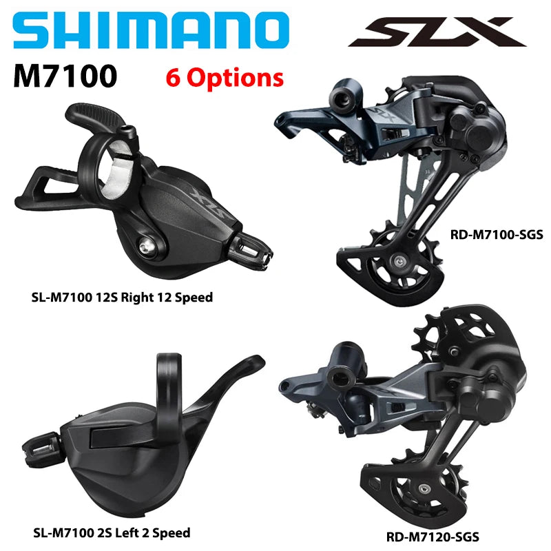 Shimano Deore SLX M7100 M7120 Rear Derailleur 12-Speed MTB SGS - EXPROTAS