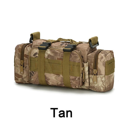 Outdoor Tactical Pack Waist Bag Camping Hiking Pouch Chest Bag Large