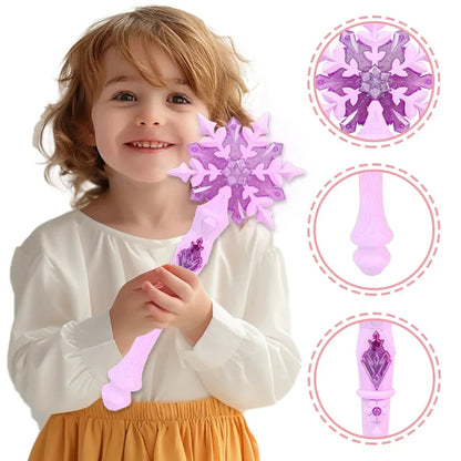 1pcs Magic Wand Toy for Kids Electric Luminous Princess Cane Xmas