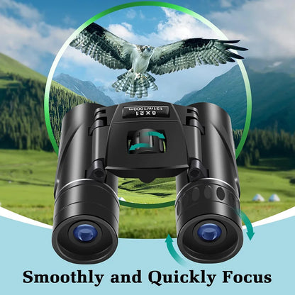 8x21 Compact Mini Binoculars Lightweight Kids Concert Opera Sports Travel