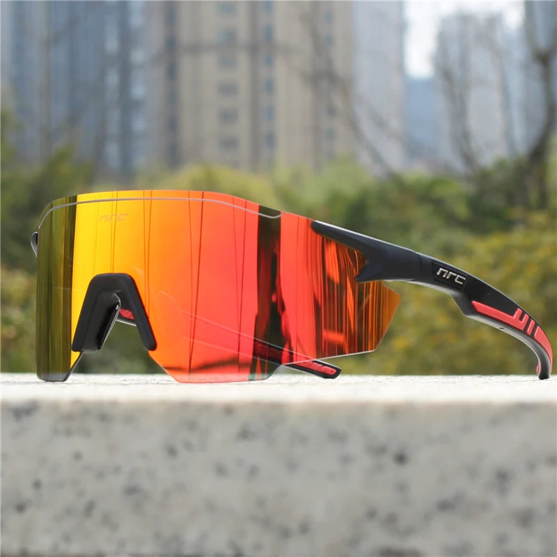 NRC Cycling Sunglasses UV400 TR90 Sports MTB Bike Fishing Hiking Riding Eyewear