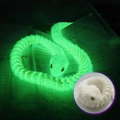 3D Printed Snake Egg Creative Decompression Mold Movable Rotatable Action Figure