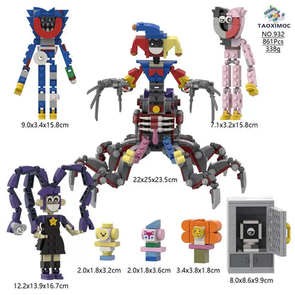 Moc Bobble Game 8Pcs Joker Spidert Building Block Figurine Model Toy