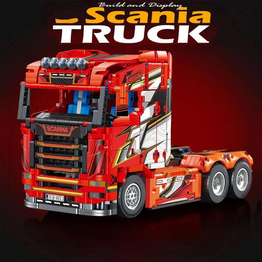 Technic JJ9070 MOC Building Block bricks model toy Sca Tractor Truck gifts collect Christmas 1708pcs-EXPROTAS