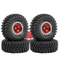 1.3 Crawler Wheel Tire Set 4PCS for 1/18 TRX4M SCX24 RC Vehicles