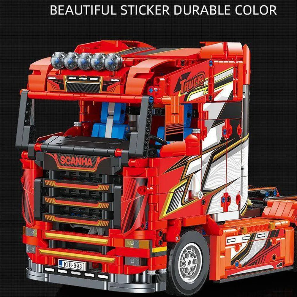 Technic JJ9070 MOC Building Block bricks model toy Sca Tractor Truck gifts collect Christmas 1708pcs-EXPROTAS
