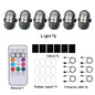 Wireless LED Strobe Lights for Motorcycle with USB Charging