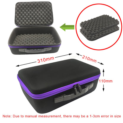 DIY Foam Hard Carry Case Storage Box Travel Zipper Bag Tool Accessories Camera