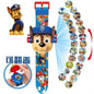 Paw Patrol 3D Projection Watch Digital Dog Action Figures Toys Chase