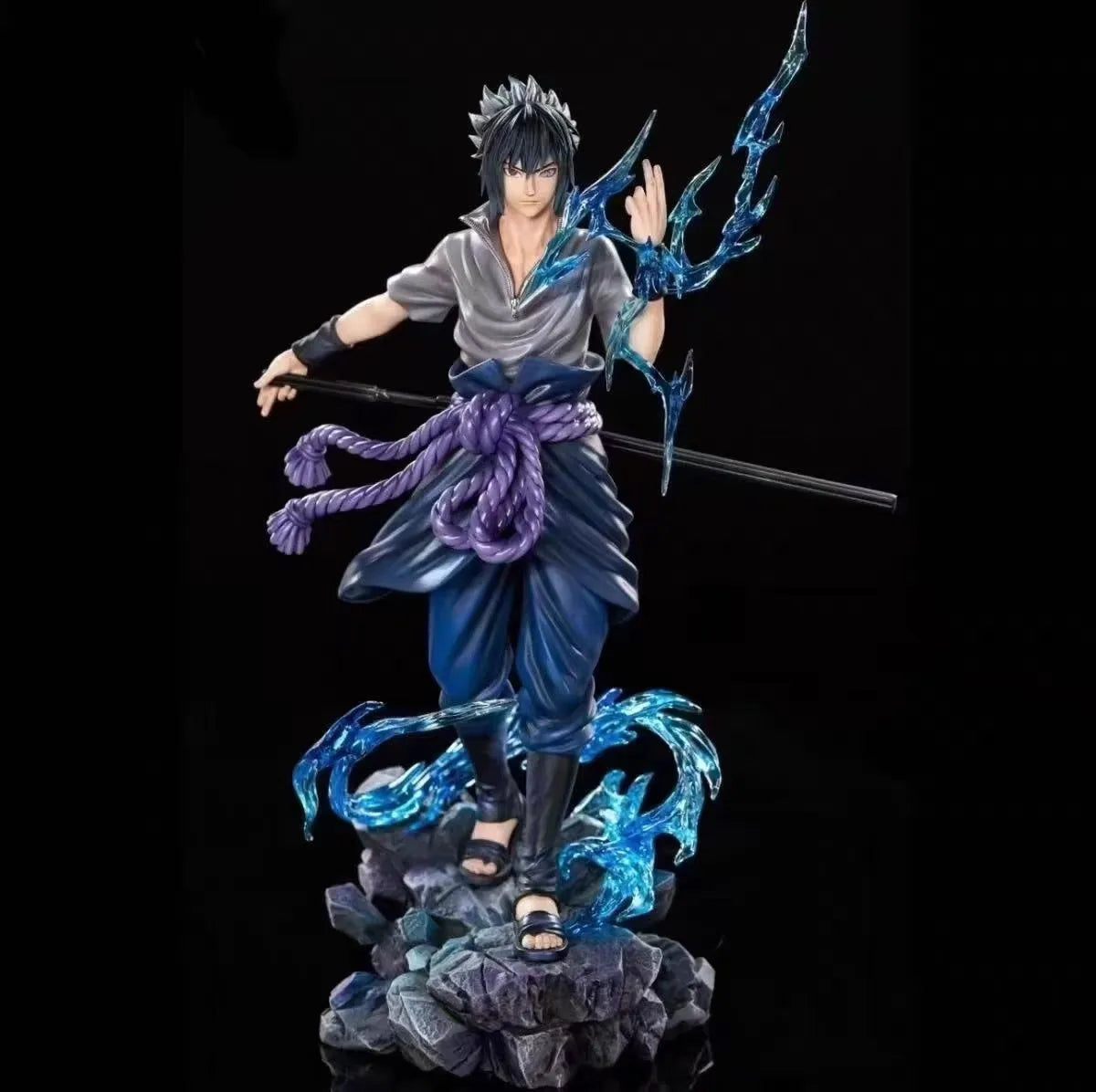 23cm Naruto Uzumaki Sasuke Uchiha Figure PVC Anime Action Statue Model Toy