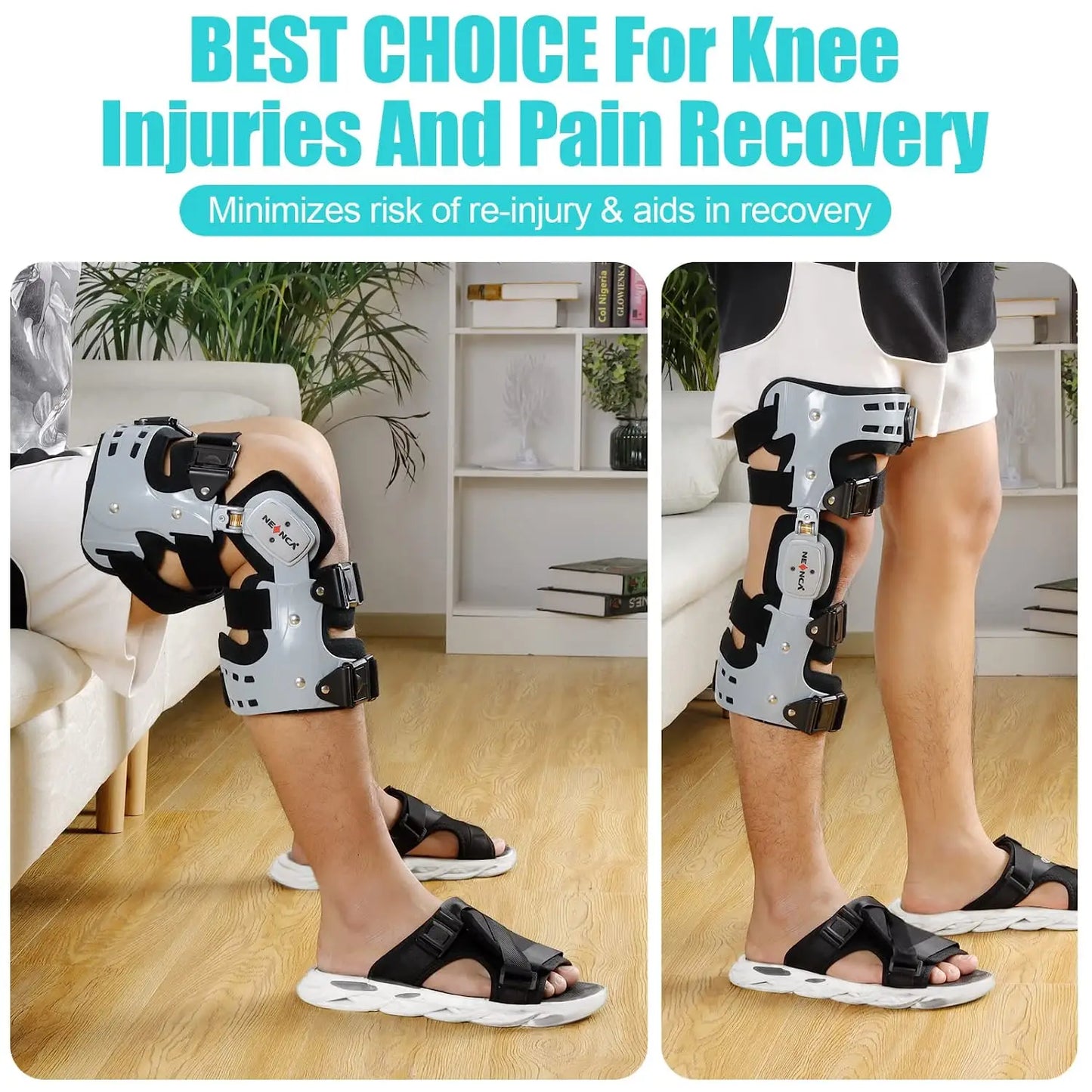 NEENCA OA Unloader Knee Brace Support for Arthritis Pain Osteoarthritis Cartilage Defect Repair Avascular Necrosis-EXPROTAS