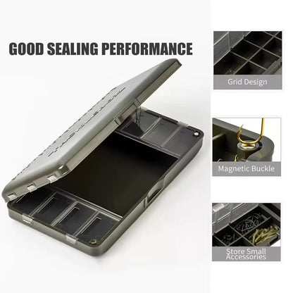 4 Style ABS Fishing Bait Box Carp Freshwater Tackle Storage Hook Compartments