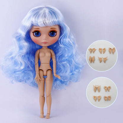ICY DBS Blythe Doll Tan Skin Matte Face 1/6 BJD Joint Body Neo BL2240