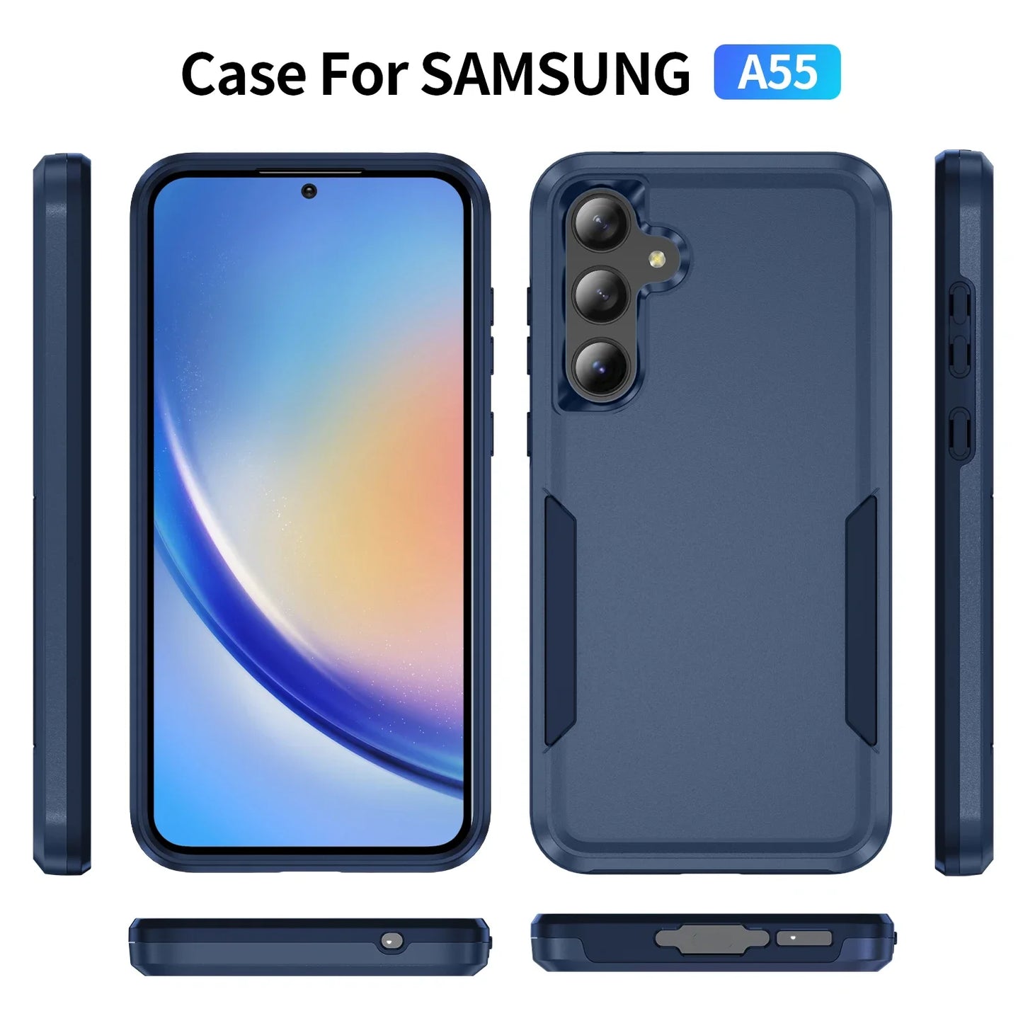 Shockproof Armour Phone Case for Samsung Galaxy A05S A14 A54 A35 A32 A52