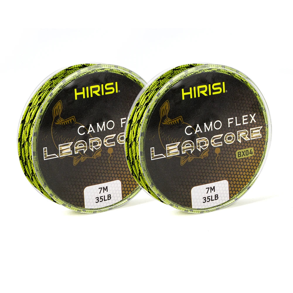 Hirisi 35lb 7m Leadcore Carp Fishing Line Braided Lead Hair Rig Tackle