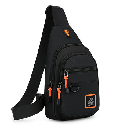 Men's Crossbody Shoulder Bag Lightweight Oxford Fabric Sling Travel Handbag