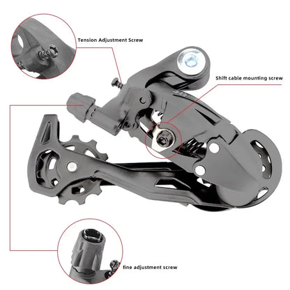 MicroNEW MTB Shifter Rear Derailleur 7/8/9/10/11 Speed Groupset Bike Accessories