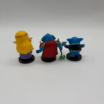 6pcs Zelda Link PVC Figure Set 7cm Cute Collectible Models