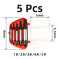 5Pcs Screw Extractor Drill Bits Set for Broken Damaged Bolt Remover