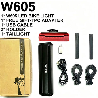 Bicycle Light Front 10000mAh Rechargeable Waterproof USB Lamp for Bikes