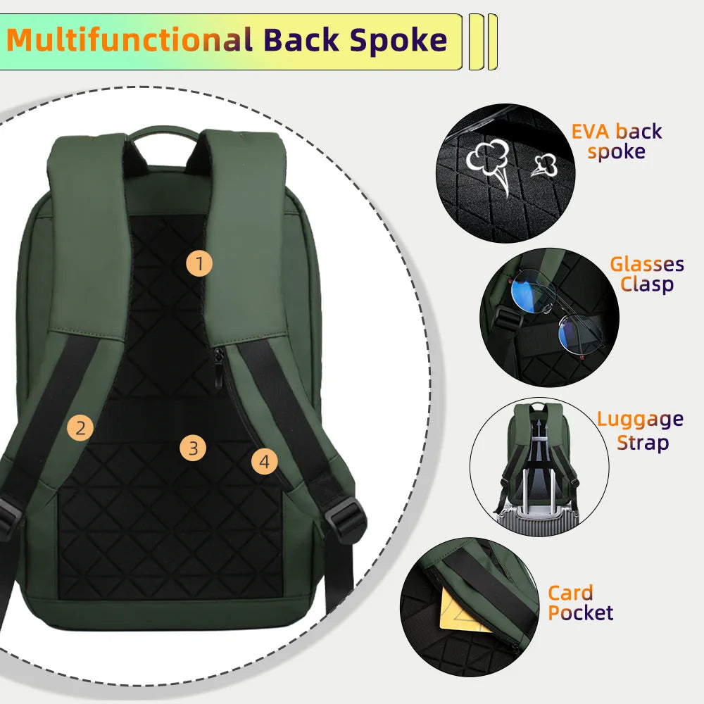 Heroic Knight Men Business Backpack Multifunction Slim Laptop Bags For Women outdoors Waterproof pack Aesthetic Backpack Design-EXPROTAS