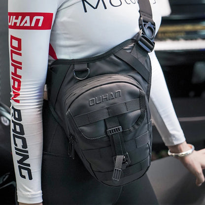DUHAN Multi-Function Motorcycle Drop Leg Bag Hip Bum Motorcycle Bag Outdoor Waist Bag Motorbike Riding Chest Bag