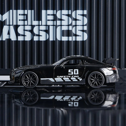 Alloy Sports Car Black 10.6cm Diecast Model for Car Enthusiasts