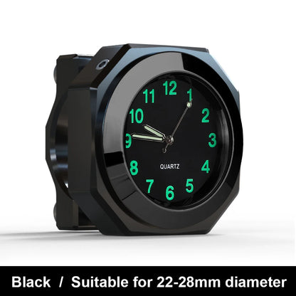 Aluminum Motorcycle Clock Waterproof Mount Quartz Clock Watch Luminous Clock For 22-28mm Handlebar Styling Car Accessories-EXPROTAS