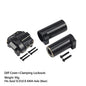 Axial SCX10 II AR44 Black Brass Weight Set Diff Cover Knuckles C-Hubs Link Mounts