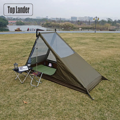 Ultralight 1-Person Mesh Tent Quick Setup Camping Trekking Shelter