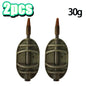 Carp Inline Method Feeder Zinc Alloy Groundbait Weight Short Body Rig Setup