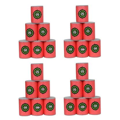 6-30pcs EVA Soft Bullet Targets for Nerf Guns Blasters Foam Dart Toy