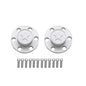 1/10 RC Crawler Metal Wheel Center Dust Caps 6-Hole for 1.9" & 2.2" Wheels - EXPROTAS