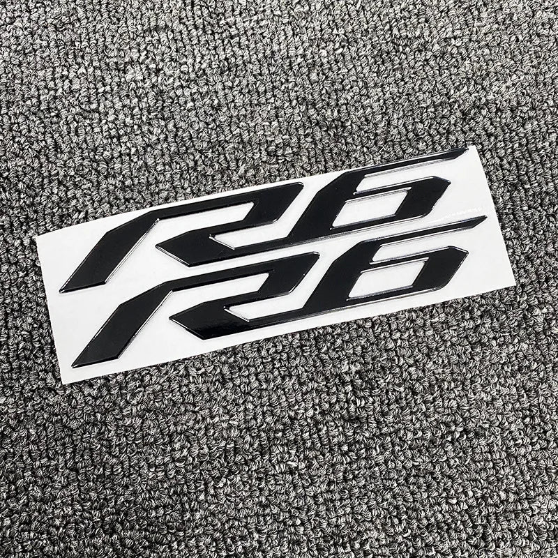 Motorcycle 3D Emblem Badge Decal Tank Wheel Sticker Soft Reflective Decal R1 R3 R6 Sticker For Yamaha YZF-R6 Fairing Body Decals-EXPROTAS