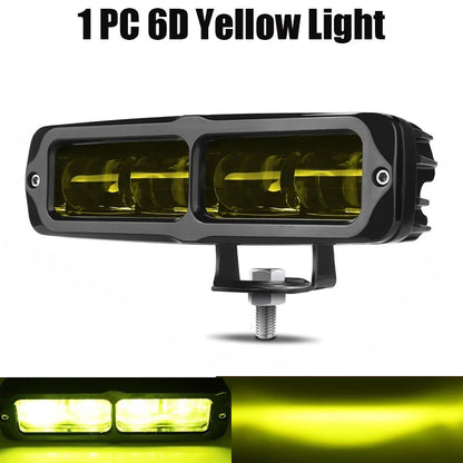 Motorcycle led Spotlights Auxiliary Headlight work lights fog lamps for Scooters ATV SUV UTV 4X4 Car Modified light 12V 24V-EXPROTAS