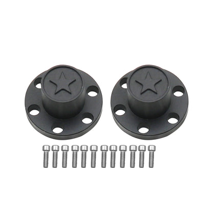 1/10 RC Crawler Metal Wheel Center Dust Caps 6-Hole for 1.9" & 2.2" Wheels - EXPROTAS