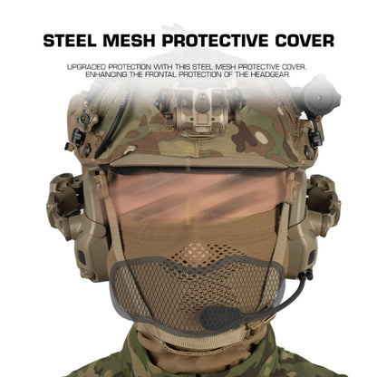 Steel Mesh Face Mask Tactical Airsoft Balaclava Shield for Hunting Sport