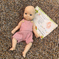 25CM Unpainted Full Body Silicone Girl Reborn Doll, 8 Styles Newborn Baby Toy Gift